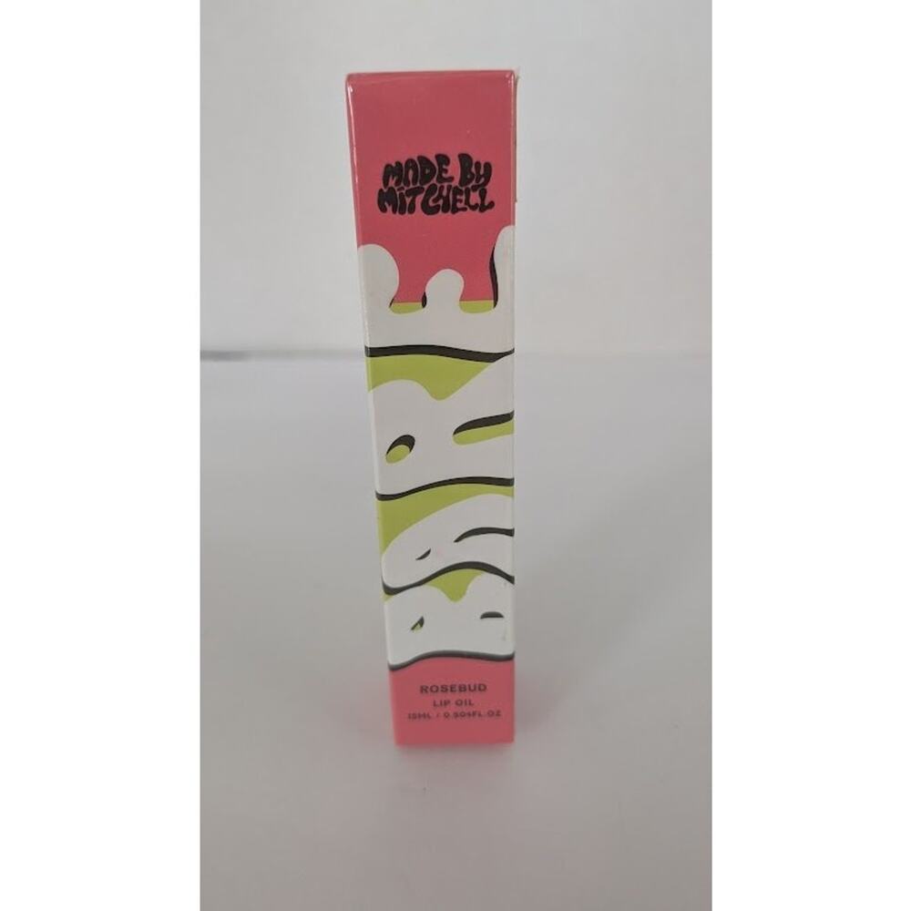 Made By Mitchell Bare Lip Oil - Rosebud - New NIB - Sheer Rose Pink Tint